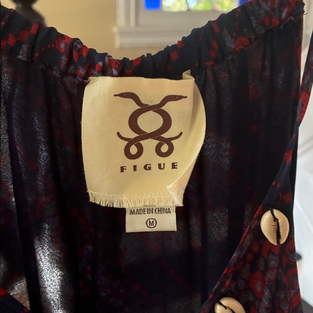 Chic Long Sleeve Burgundy Dress with Pattern - Picture 3 of 4